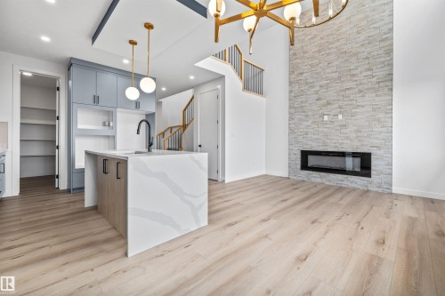 6 Enns Court, Fort Saskatchewan, AB - Indoor With Fireplace