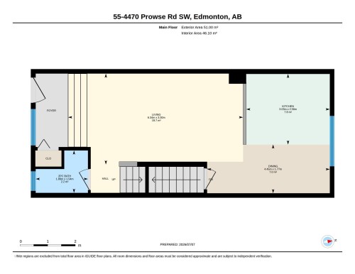 Floor plan - 55 4470 Prowse Road, Edmonton, AB 