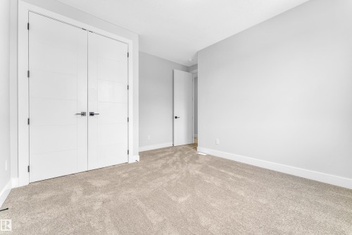 Bright room featuring light grey walls, white trim, and neutral-toned carpet flooring - 2611 62 Avenue, Rural Leduc County, AB - Indoor Photo Showing Other Room