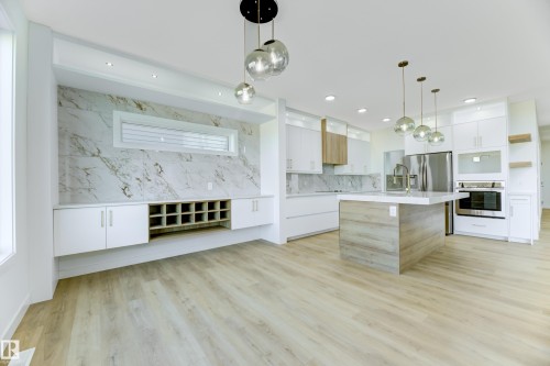6 Sorel Avenue, Beaumont, AB - Indoor Photo Showing Kitchen With Upgraded Kitchen
