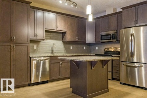 149 6079 Maynard Way Nw, Edmonton, AB - Indoor Photo Showing Kitchen With Upgraded Kitchen