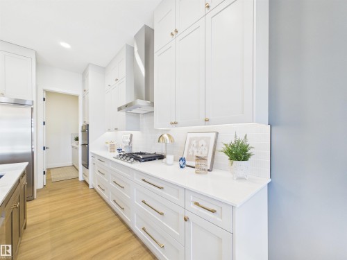 593 Genesis Wynd, Stony Plain, AB - Indoor Photo Showing Kitchen With Upgraded Kitchen