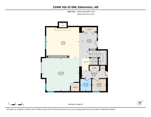 Floor plan - 13406 32A Street, Edmonton, AB 