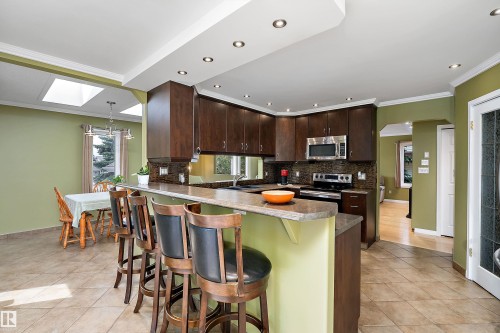 5609 58 Street, Beaumont, AB - Indoor Photo Showing Kitchen With Stainless Steel Kitchen