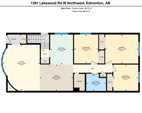 1291 Lakewood Road W, Edmonton, AB 