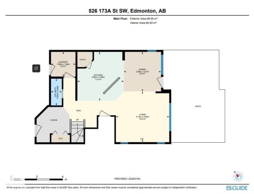 Floor plan - 526 173A Street, Edmonton, AB 