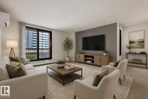 Living room - 505 10145 109 Street, Edmonton, AB 