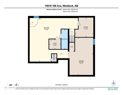 Floor plan - 10619 108 Avenue, Westlock, AB - Other