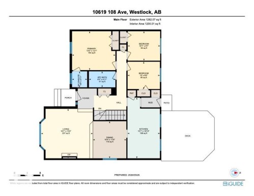Floor plan - 10619 108 Avenue, Westlock, AB - Other