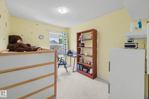 Light-colored walls and carpeting create a bright interior - 2007 72 Street, Edmonton, AB - Indoor Photo Showing Other Room