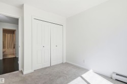 Neutral-toned carpeting paired with white walls - 