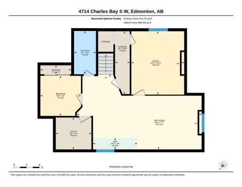 Floor plan - 4714 Charles Bay Bay, Edmonton, AB 