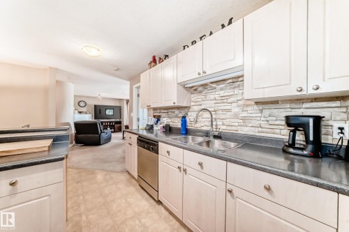 220 4312 139 Avenue, Edmonton, AB - Indoor Photo Showing Kitchen With Double Sink