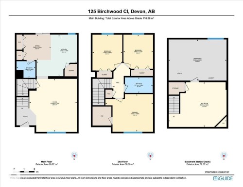 Floor plan - 125 Birchwood Close, Devon, AB 