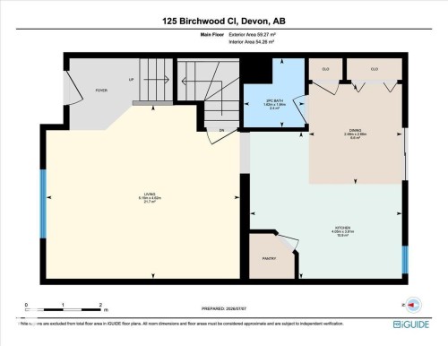 Floor plan - 125 Birchwood Close, Devon, AB 