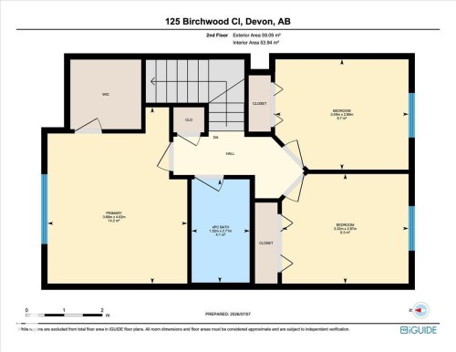 Floor plan - 125 Birchwood Close, Devon, AB 