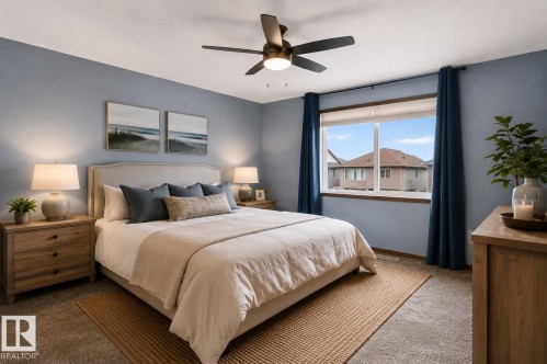 108 Hewitt Circle, Spruce Grove, AB - Indoor Photo Showing Bedroom