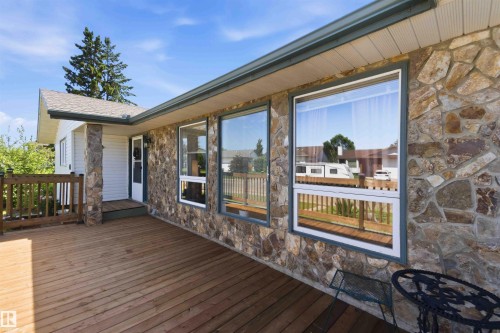 4335 53 Avenue, Tofield, AB - Outdoor With Deck Patio Veranda With Exterior