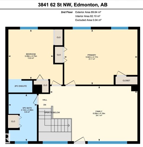 Floor plan - 3841 62 Street, Edmonton, AB 