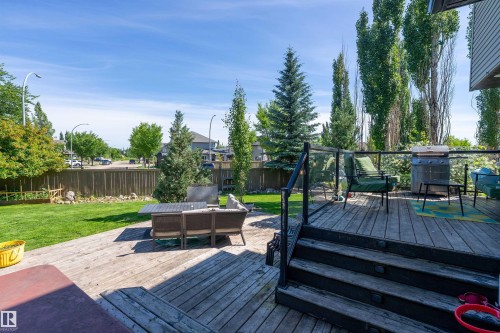 12 Henderson Bay, Spruce Grove, AB - Outdoor With Deck Patio Veranda With Backyard