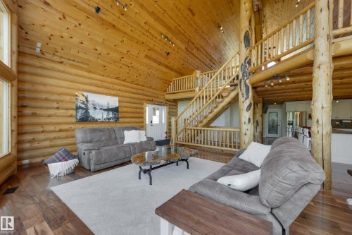 3-54227 Rge Road 275, Rural Sturgeon County, AB - Indoor With Fireplace