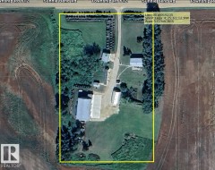 Aerial Property Map. Displaying the property's boundaries and area in acres - 