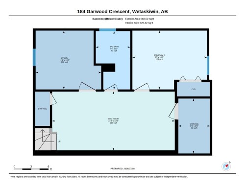 Floor plan - 184 Garwood Cres, Wetaskiwin, AB - Other