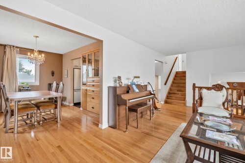 Hardwood flooring throughout the main level - 10715 33 Avenue, Edmonton, AB 
