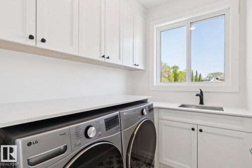 9023 90 Street, Edmonton, AB - Indoor Photo Showing Laundry Room
