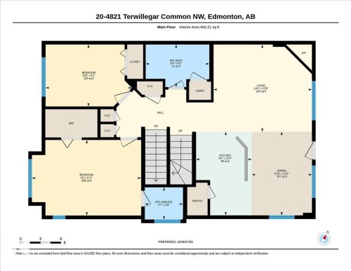 Floor plan - 20 4821 Terwillegar Common, Edmonton, AB 