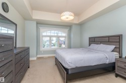 Recessed ceiling with an ornamental flush mount light fixture - 