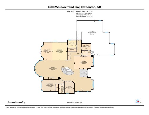 Floor plan - 3503 Watson Point(E), Edmonton, AB 