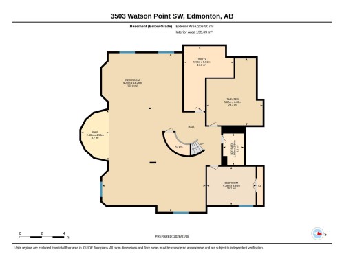 Floor plan - 3503 Watson Point(E), Edmonton, AB 