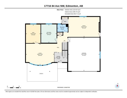 Floor plan - 17716 84 Avenue, Edmonton, AB 