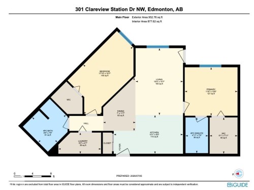 Floor plan - 140 301 Clareview Station Drive, Edmonton, AB 