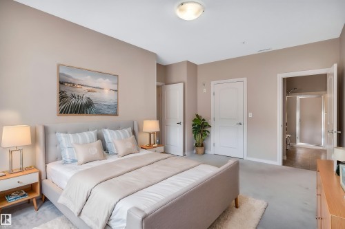 Virtually Staged Photo - 326 9820 165 Street, Edmonton, AB - Indoor Photo Showing Bedroom
