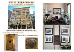 Property Description and Features. Presenting the McLeod Building's exterior, interior elements, and architectural details - 