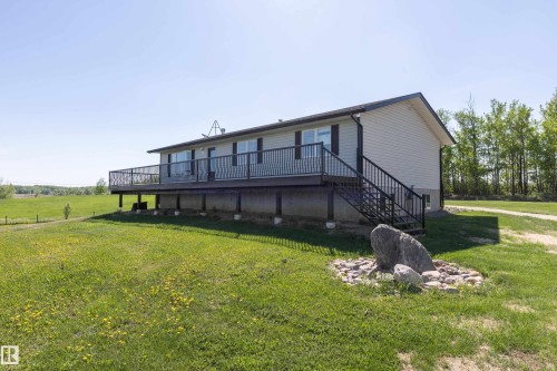 90 22111 Twp Rd 510, Rural Leduc County, AB - Outdoor With Deck Patio Veranda
