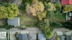 Residential lot featuring a large lawn area and mature trees - 