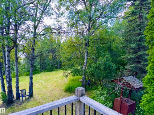 Expansive natural landscape with mature trees and a sloped grassy area - 208 60118 Secondary Highway 867, Rural St. Paul County, AB - Outdoor