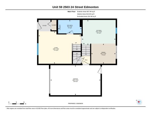 Floor plan - 59 2503 24 Street, Edmonton, AB 