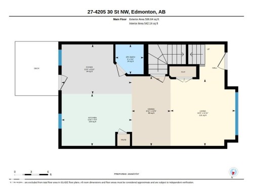 Floor plan - 27 4205 30 Street, Edmonton, AB 