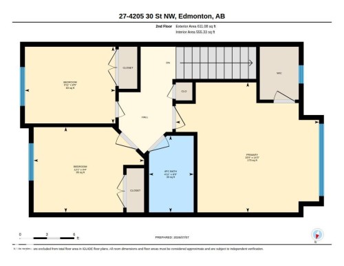 Floor plan - 27 4205 30 Street, Edmonton, AB 