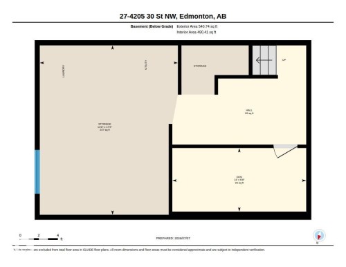 Floor plan - 27 4205 30 Street, Edmonton, AB 