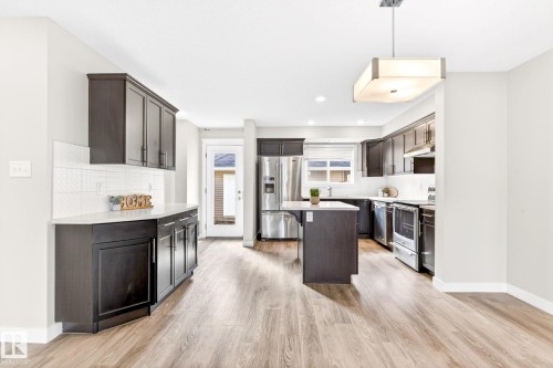 5828 65 Street, Beaumont, AB - Indoor Photo Showing Kitchen With Upgraded Kitchen