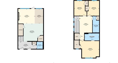 Floor plan - 8589 Cushing Place, Edmonton, AB 