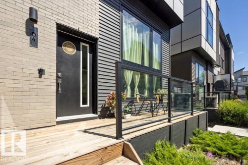 #64 50 Ebony Bv, Sherwood Park, AB - Outdoor With Deck Patio Veranda With Exterior