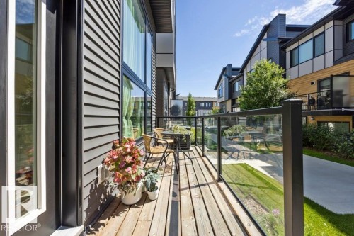 #64 50 Ebony Bv, Sherwood Park, AB - Outdoor With Deck Patio Veranda With Exterior