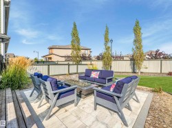 A dedicated gas line trenched to the spacious paver-stone patio — perfectly prepped for a natural gas fire table, patio heater, or future outdoor kitchen. - 