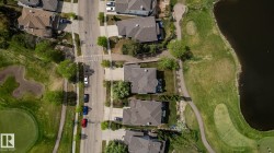 Golf course views from almost every window - this aerial perspective shows the home and the neighbourhood - 
